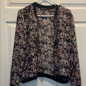Sheer blouse jacket